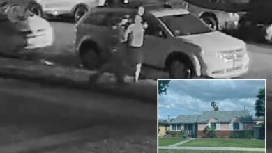 Moment police arrest SoCal dad accused of stabbing wifeâs lover to death revealed